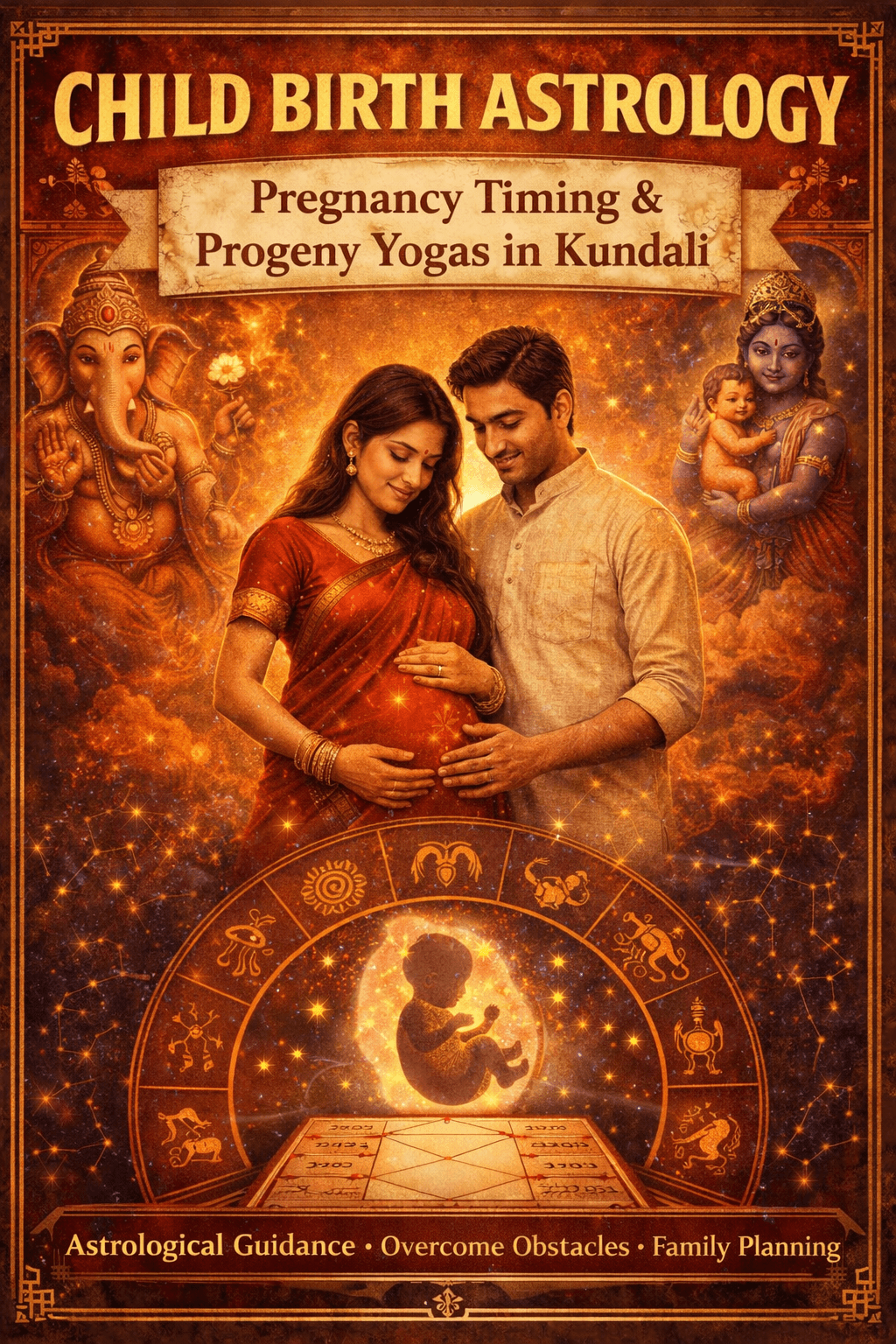 Child Birth Prediction in Astrology — Pregnancy Timing & Santan Yoga Guide